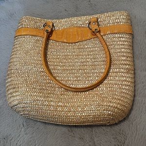 Vintage look beach bag